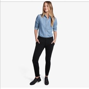 American Giant Cigarette Pant. Super Black.